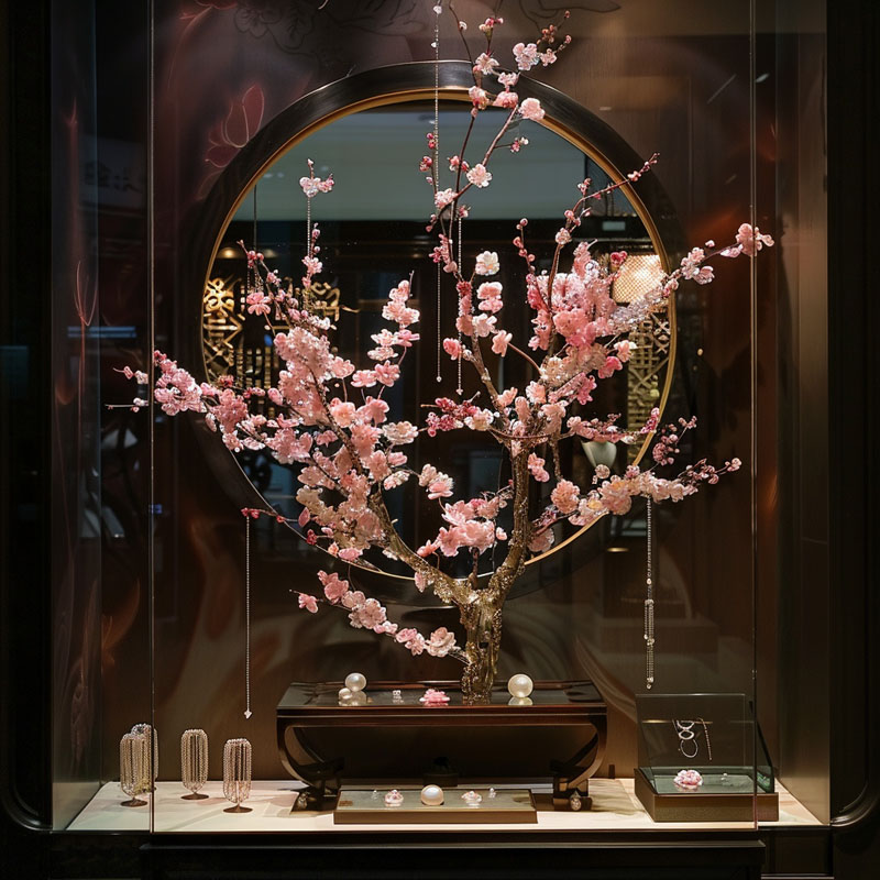 Zərgərlik ekran şkaflarının dizaynı müştərilərin estetik psixologiyasını necə təmin edə bilər?